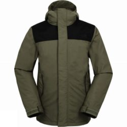 The North Face Mens Meloro Parka Burnt Olive Green